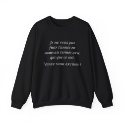Sweat je ne veux pas finir noir