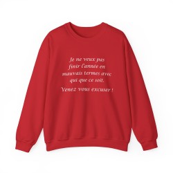Sweat je ne veux pas finir rouge