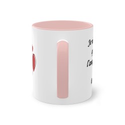 Mug je viens d'apprendre rose