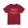 T-shirt cardinal Jamais vous ne prenez l'initiative