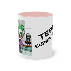 Mug Team Super Vilain IA Joker rose