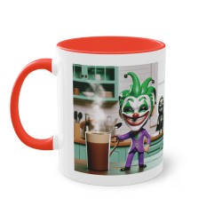 Mug Team Super Vilain IA Joker rouge