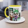 Mug Team Super Vilain IA Joker jaune