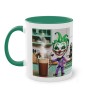 Mug Team Super Vilain IA Joker vert foncé