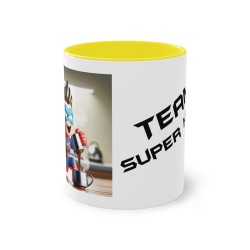 Mug Team Super hero IA Superman jaune