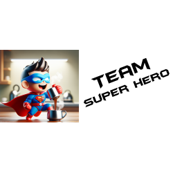 dessin Mug Team Super hero IA Superman