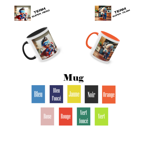 Choix des couleurs du pack