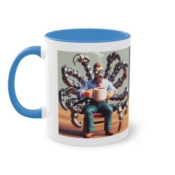 Mug Team Super Vilain IA Dr Octopus bleu c