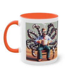 Mug Team Super Vilain IA Dr Octopus orange