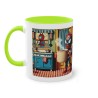 Mug Team Super hero IA Spiderman vert clair