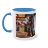 Mug Team Super hero IA Iron Man bleu clair