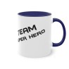 Mug Team Super hero IA Iron Man Bleu Marine