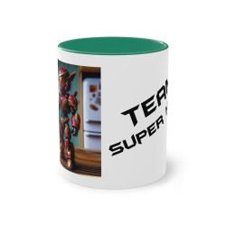 Mug Team Super hero IA Iron Man vert fonce