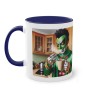 Mug Team Super Vilain IA Le Mandarin bleu foncé