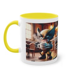 Mug Team Super hero IA Wolverine  jaune
