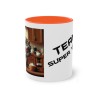 Mug Team Super Vilain IA Dents De Sabre orange