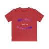 T-shirt enfant rouge Bouder c'est ma passion