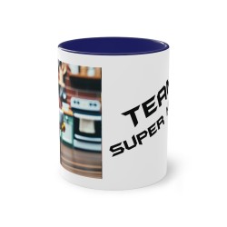 Mug Team Super hero IA Flash Bleu foncé