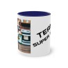Mug Team Super hero IA Flash Bleu foncé