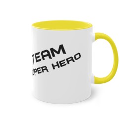 Mug Team Super hero IA Flash jaune