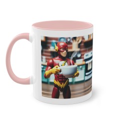 Mug Team Super hero IA Flash rose