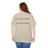 femme avec Tshirt unisexe mes potes sont alcooliques couleur sable
