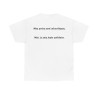 Tshirt unisexe mes potes sont alcooliques couleur blanc