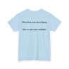 Tshirt unisexe mes potes sont alcooliques couleur  bleu ciel