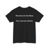 Tshirt unisexe mes potes sont alcooliques couleur noir