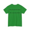 Tshirt unisexe mes potes sont alcooliques couleur vert