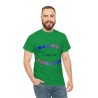 Homme avec T-shirt vert irlandais Bouder c'est ma passion