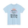 T-shirt My princess name bleu ciel