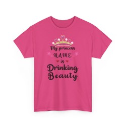 T-shirt My princess name fuchsia