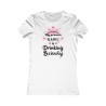 T-shirt Slim My princess name blanc