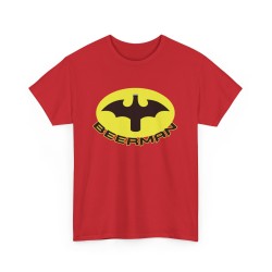Tshirt unisexe BEERMAN rouge