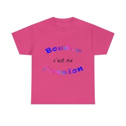 T-shirt fuchsia Bouder c'est ma passion