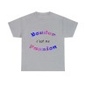 T-shirt gris Bouder c'est ma passion