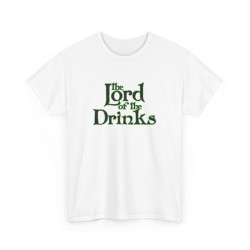 Tshirt unisexe The lord of the Drinks blanc