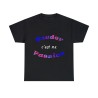T-shirt noir Bouder c'est ma passion