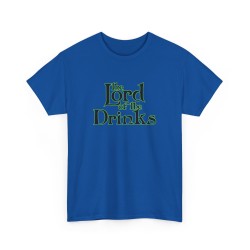 Tshirt unisexe The lord of the Drinks bleu royal