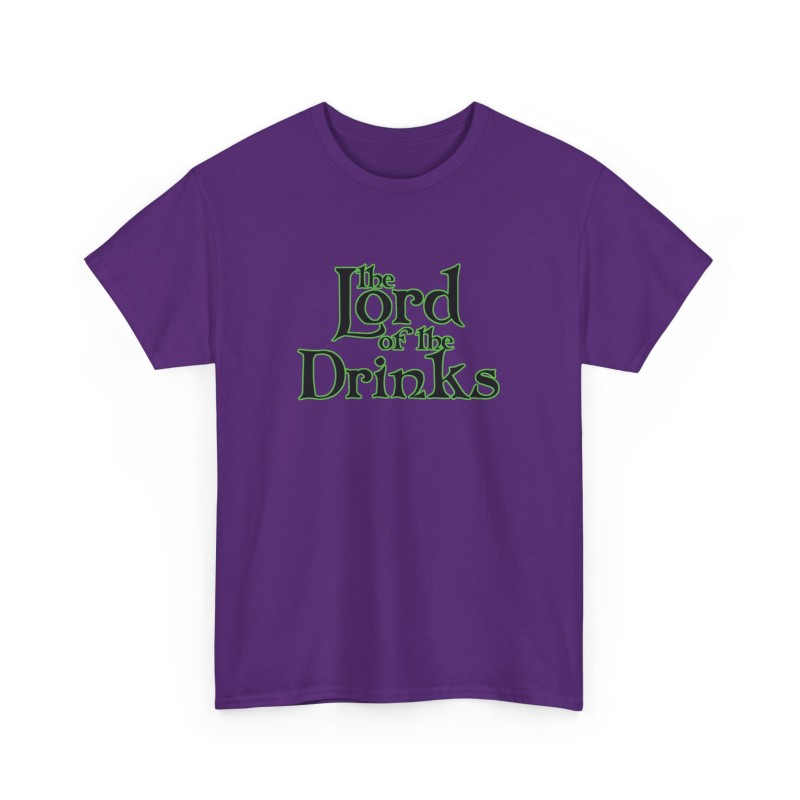 Tshirt unisexe The lord of the Drinks violet