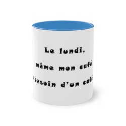 Mug Le lundi même mon café