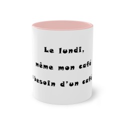 Mug Le lundi même mon café