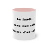 Le lundi, même mon café a besoin d’un café - Mug humour -