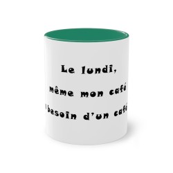 Mug Le lundi même mon café