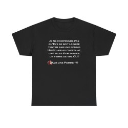 T-shirt je ne comprends pas qu'Eve noir