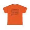 T-shirt je ne comprends pas qu'Eve orange