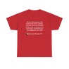 T-shirt je ne comprends pas qu'Eve rouge