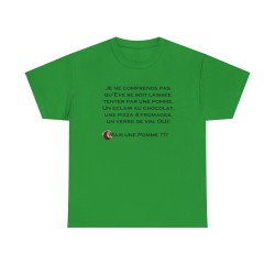 T-shirt je ne comprends pas qu'Eve vert