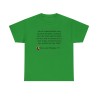 T-shirt je ne comprends pas qu'Eve vert